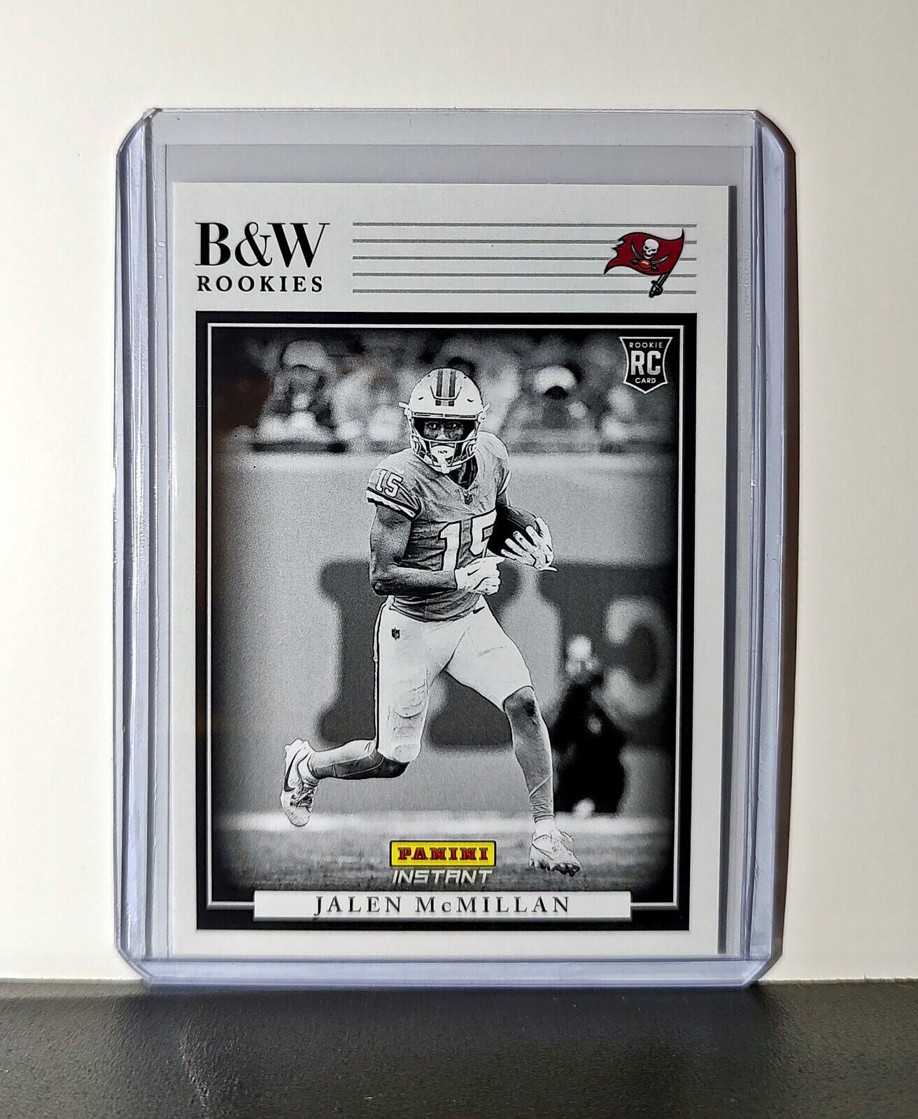 Jalen McMillan 2024 Panini NFL #32 Black & White Rookies Buccaneers 1 of 680