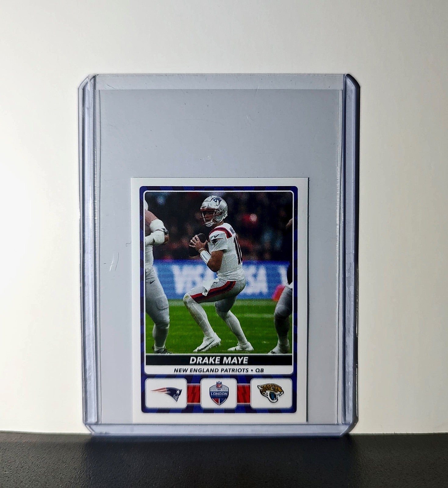 Drake Maye 2025 Panini NFL #16 London Games Sticker