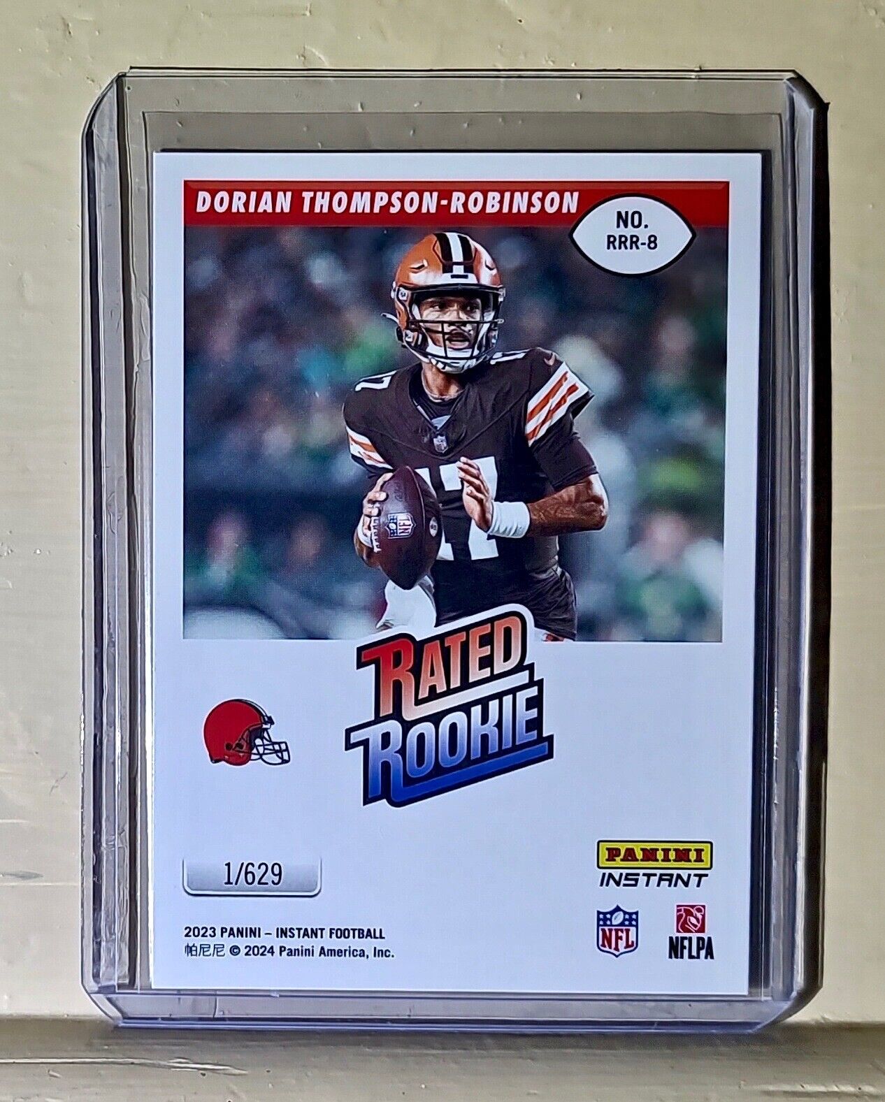 Dorian Thompson-Robinson 2023 Panini NFL Rated Rookie Retro #8 Card Browns 1/629