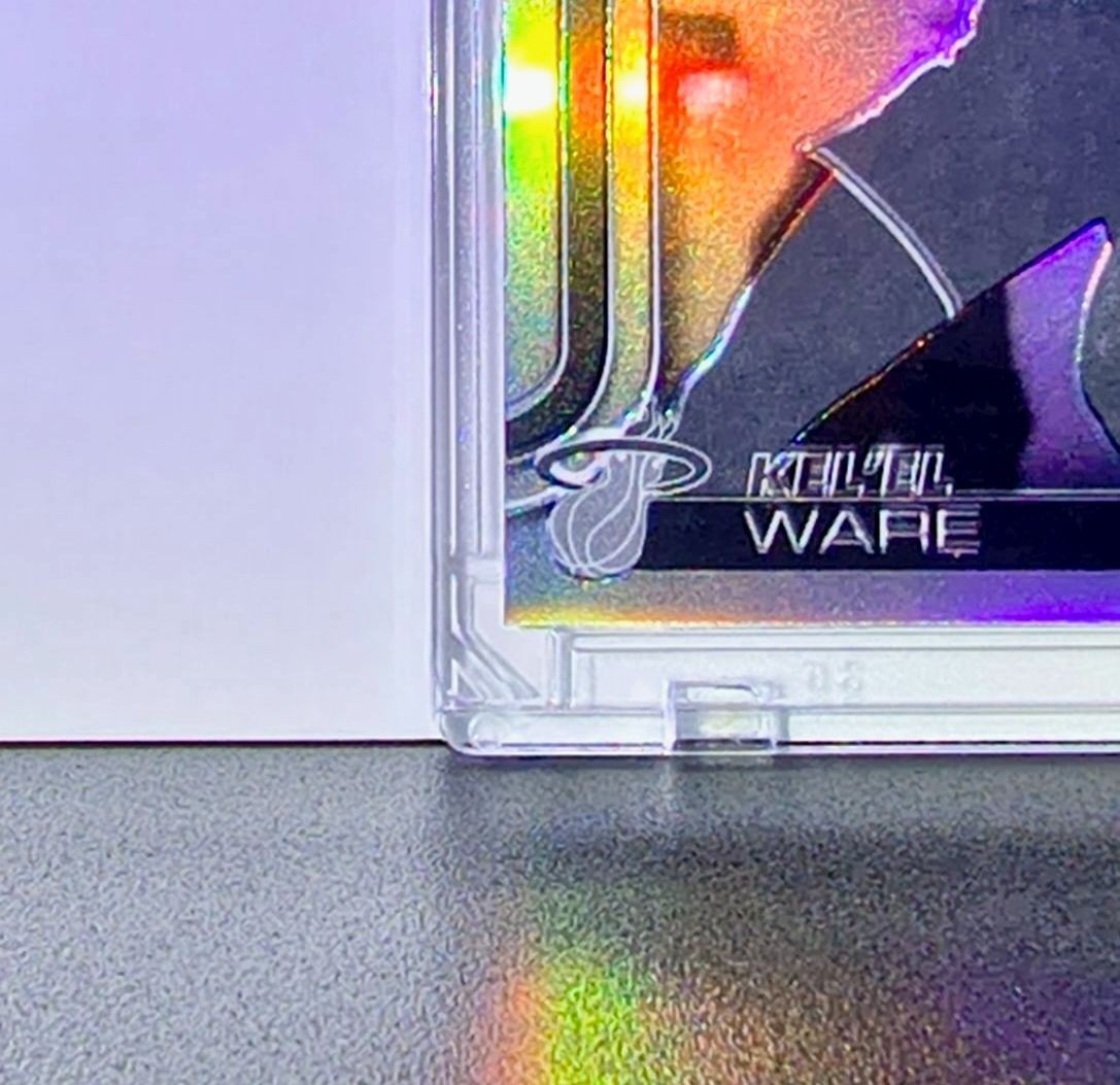 Kel’el Ware 2025-26 NBA Topps Chrome Update #112 Negative Refractor Card Heat
