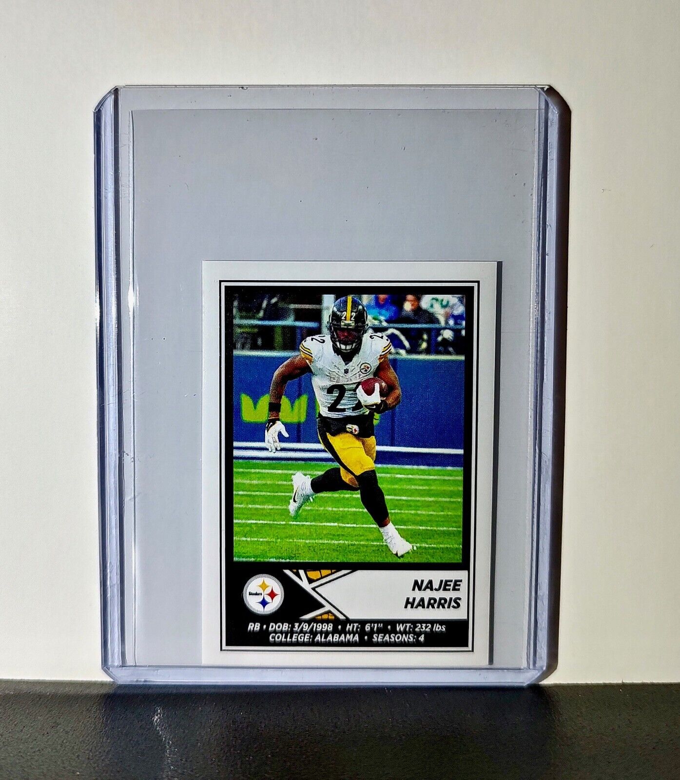 Najee Harris 2024 Panini NFL Sticker #156 Pittsburgh Steelers