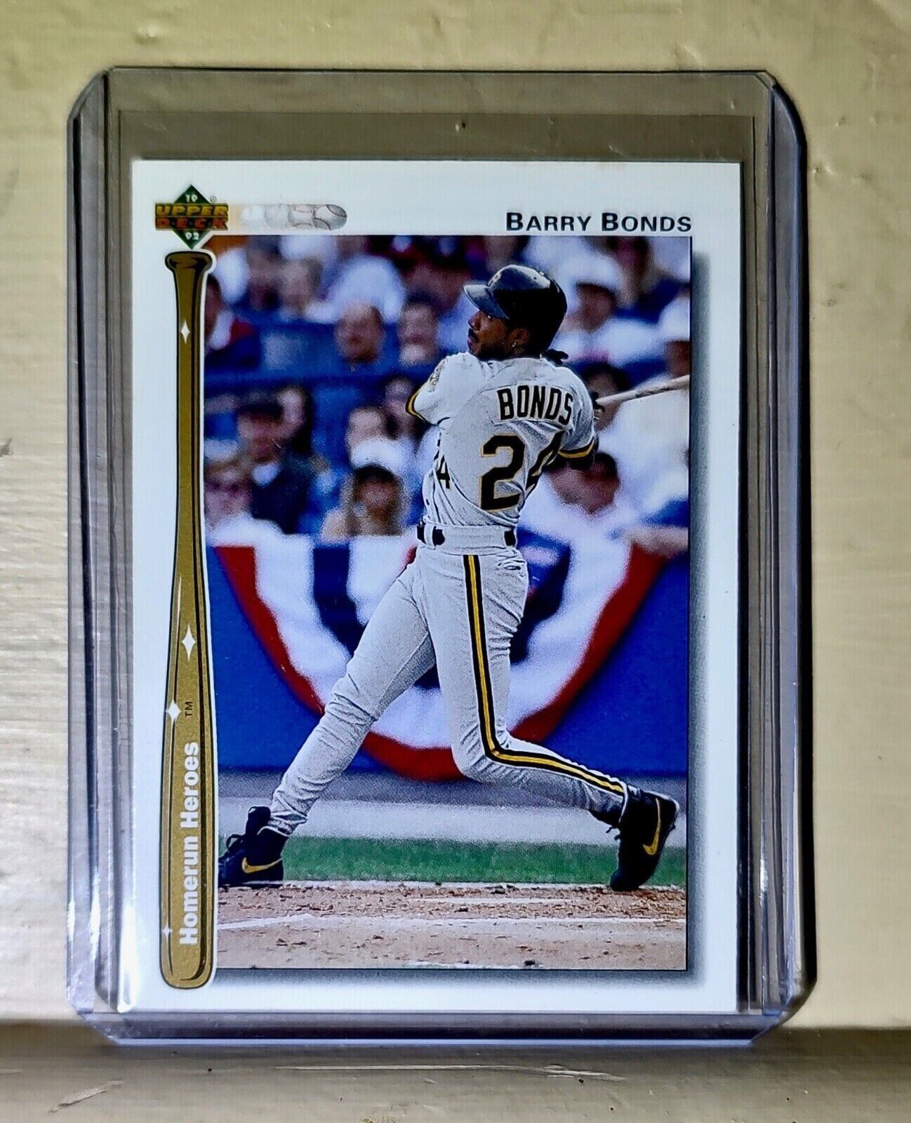 1992 Barry Bonds Upper Deck Baseball Card #HR21