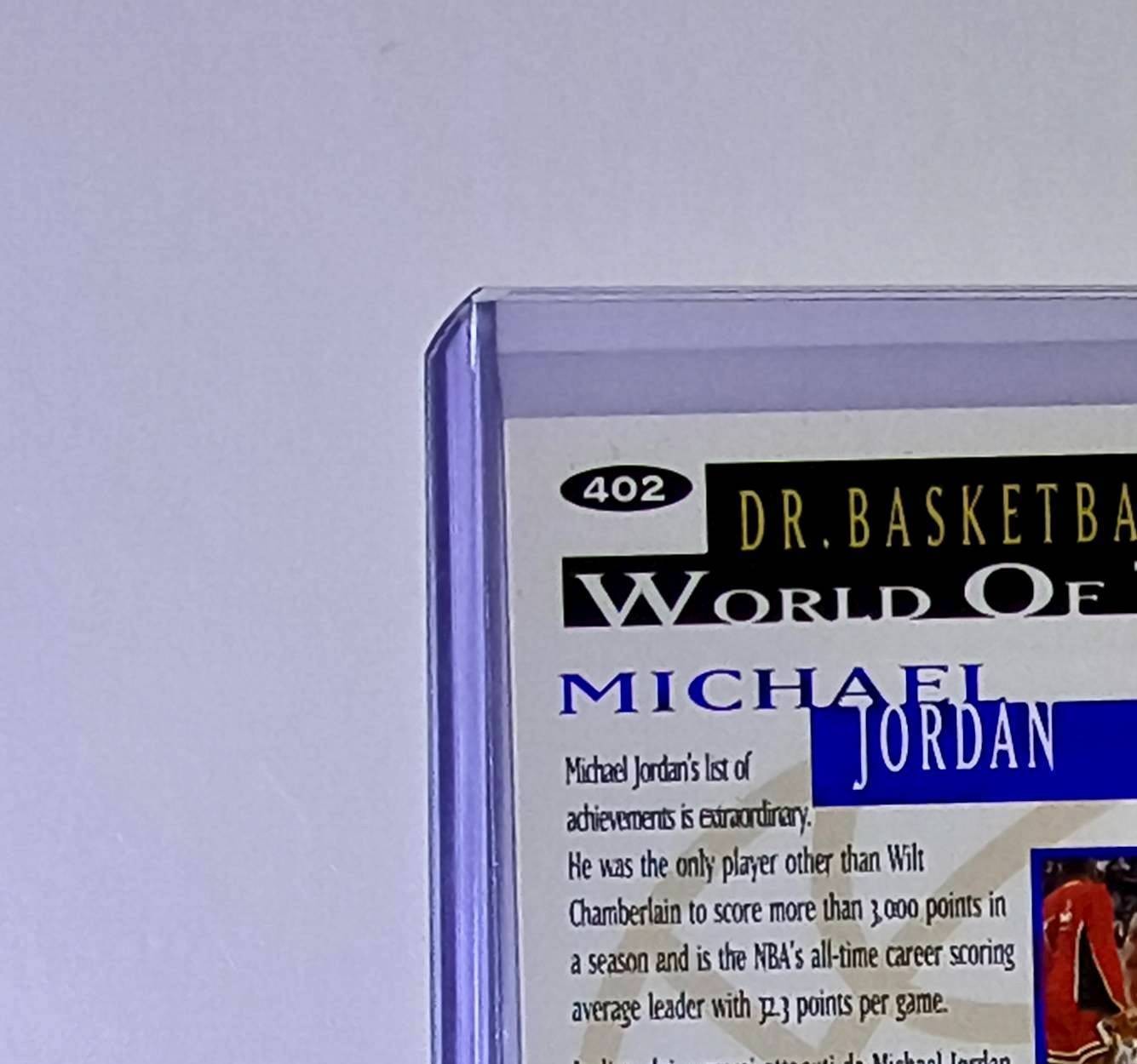 Michael Jordan 1994-95 Upper Deck Collector's Choice #402 Card Chicago Bulls