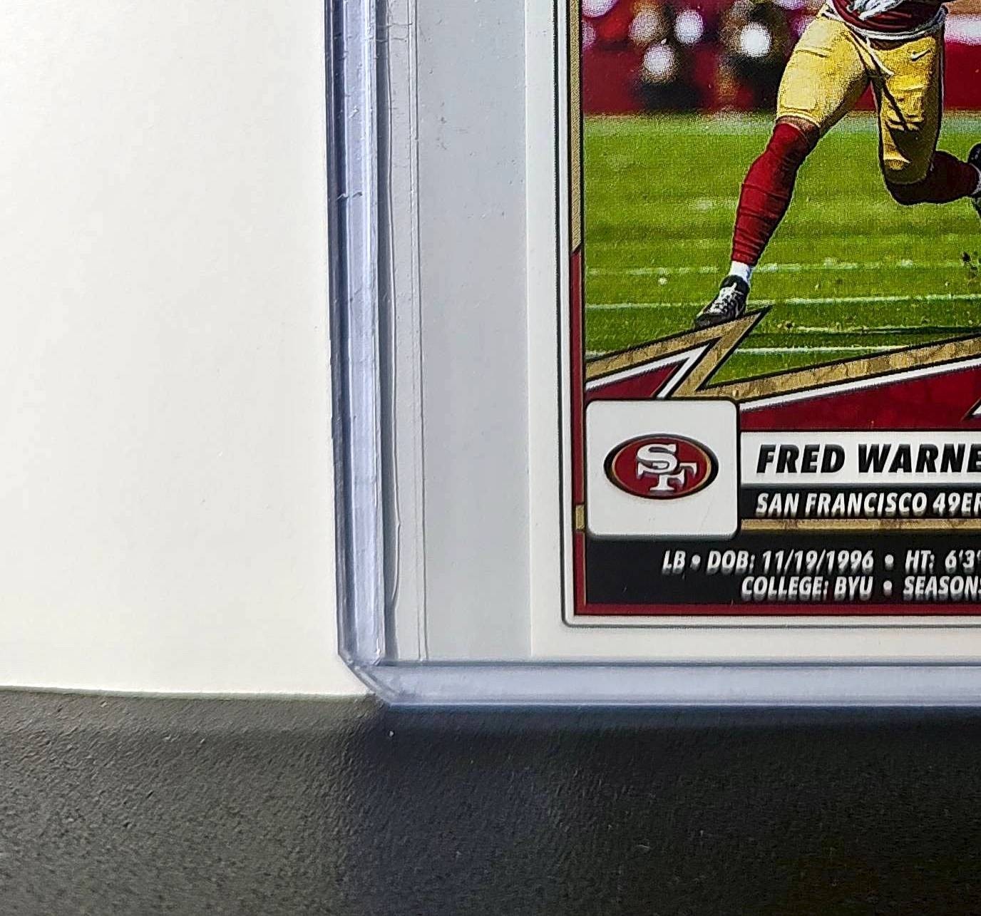 Fred Warner 2025 Panini NFL #528 Sticker San Francisco 49ers