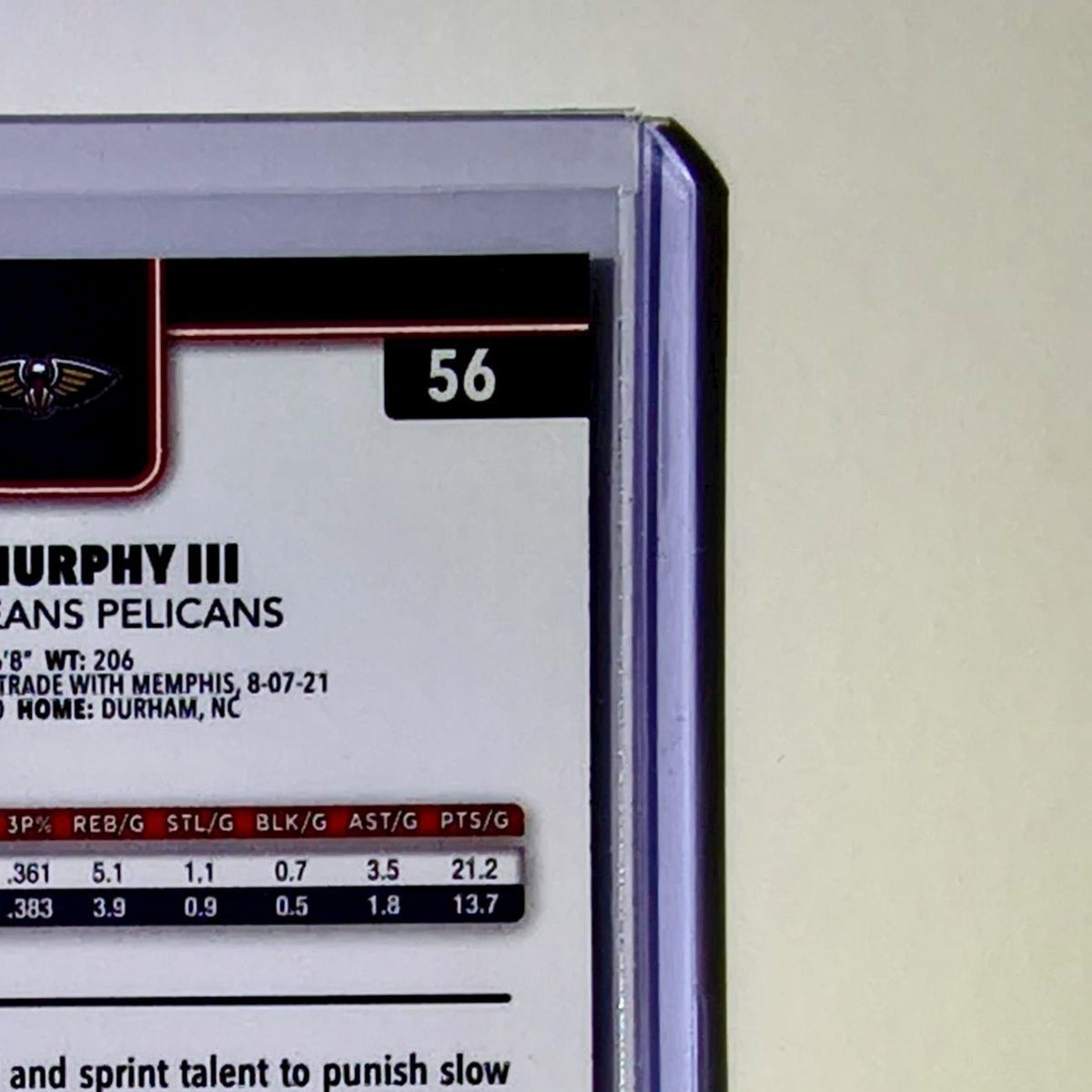 Trey Murphy III 2025-26 NBA Topps Chrome Update RayWave Refractor #56 Card