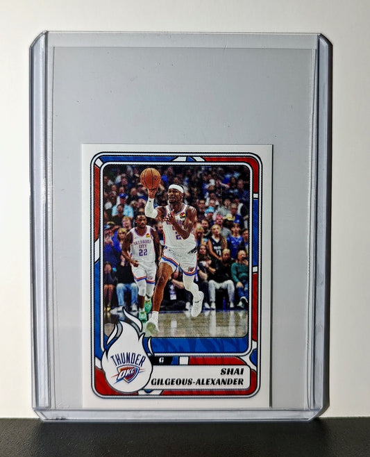 Shai Gilgeous-Alexander 2024-25 Panini NBA #411 Sticker Oklahoma City Thunder