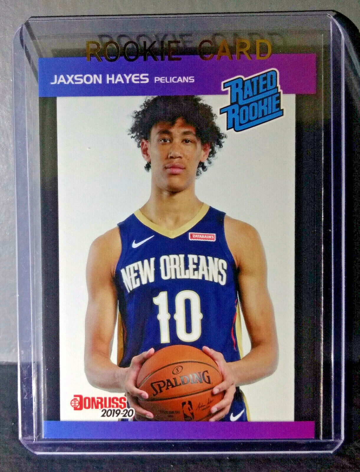 Jaxson Hayes 2019-20 Panini NBA #7 Rated Rookie Retro Card 1/3431