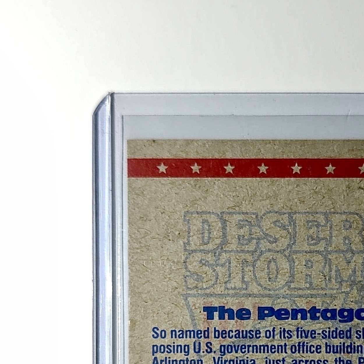 The Pentagon 1991 Topps Desert Storm #87 Card