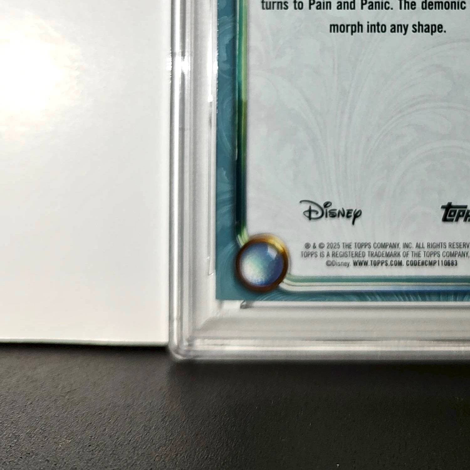 Pain and Panic 2025 Topps Disney Wonder #136 Diamond Card Hercules PSA 6