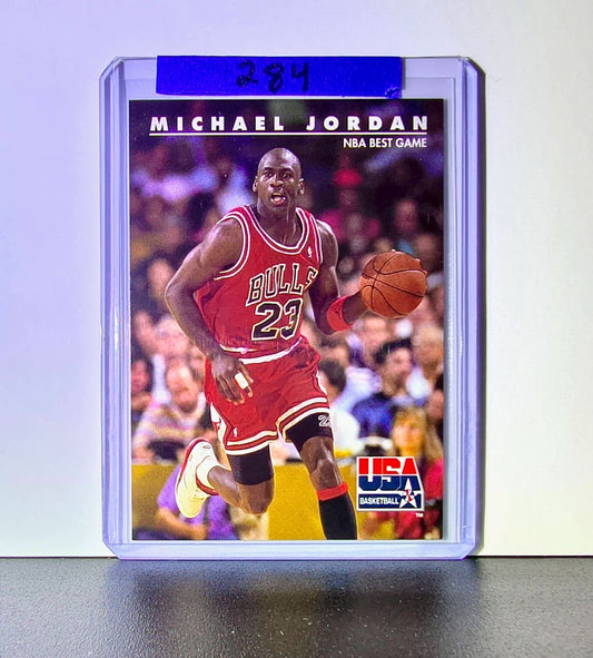 Michael Jordan 1992-93 Skybox USA Basketball #40 Basketball Card Chicago Bulls