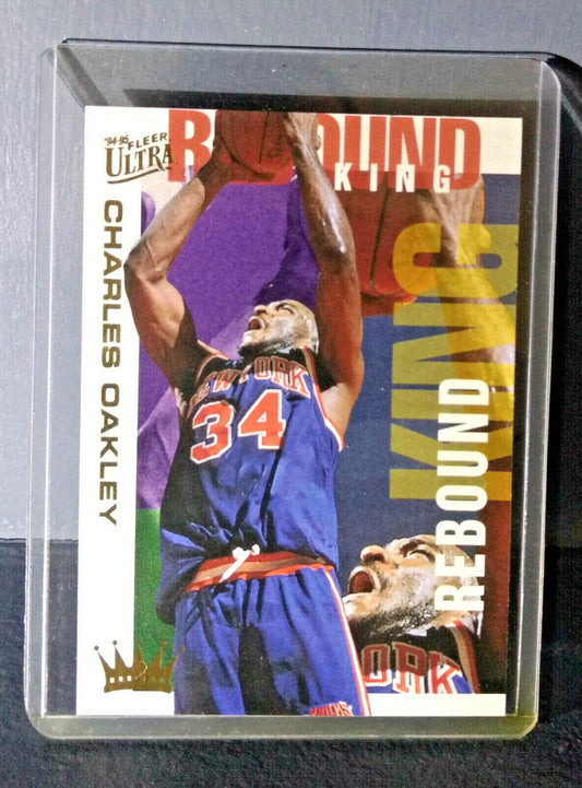 1994-95 Charles Oakley Fleer Ultra Rebound Kings #5 Basketball Card