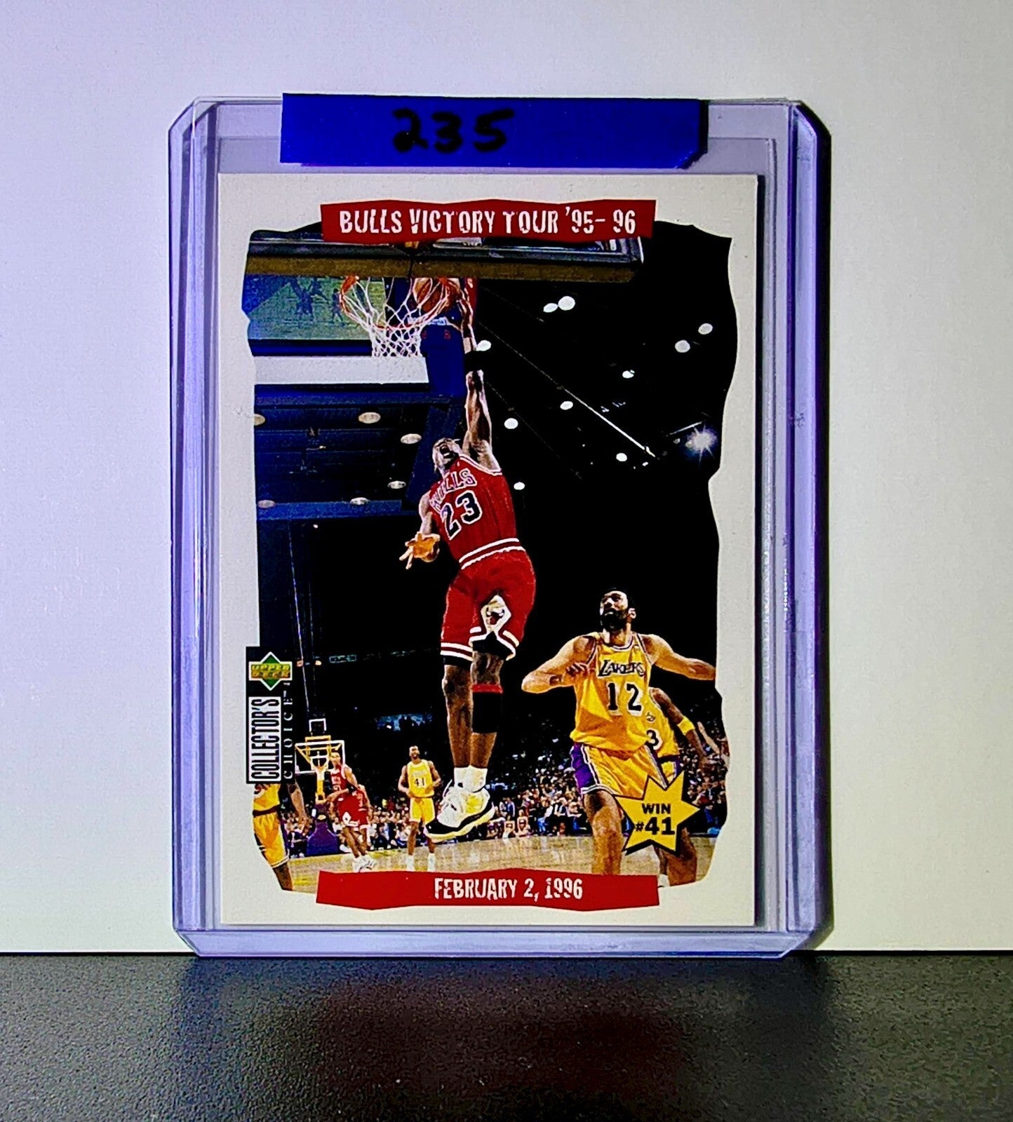 Michael Jordan 1996-97 Upper Deck Collector's Choice #25 Basketball Card Bulls