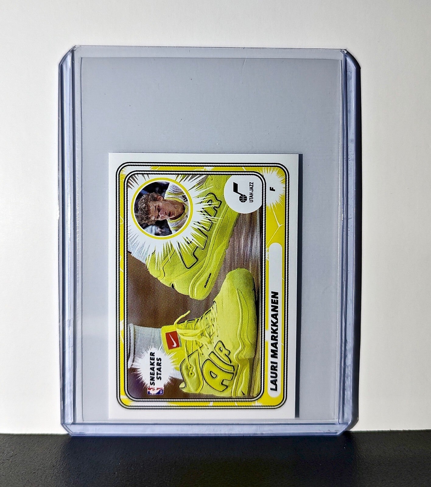 Lauri Markkanen Sneaker Stars 2024-25 Panini NBA #54 Sticker Card Utah Jazz