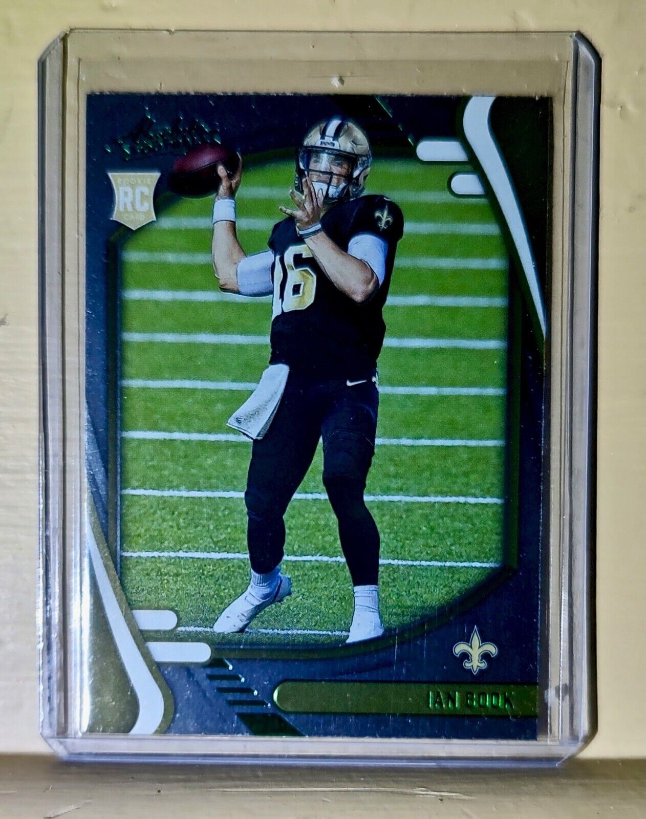 Ian Book 2021 Panini NFL Absolute Green Parallel Rookie Football #137 Card