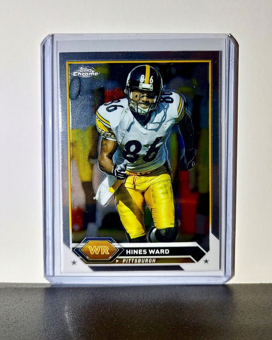 Hines Ward 2023 Topps Chrome NFL #8 Football Card Pittsburgh Steelers