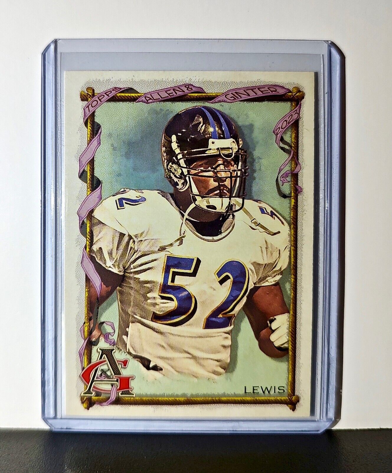 Ray Lewis 2023 Topps Allen & Ginter NFL #417 Card Baltimore Ravens