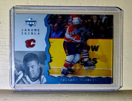 Jarome Iginla 1997 Upper Deck #78 Hologram Hockey Card Calgary Flames