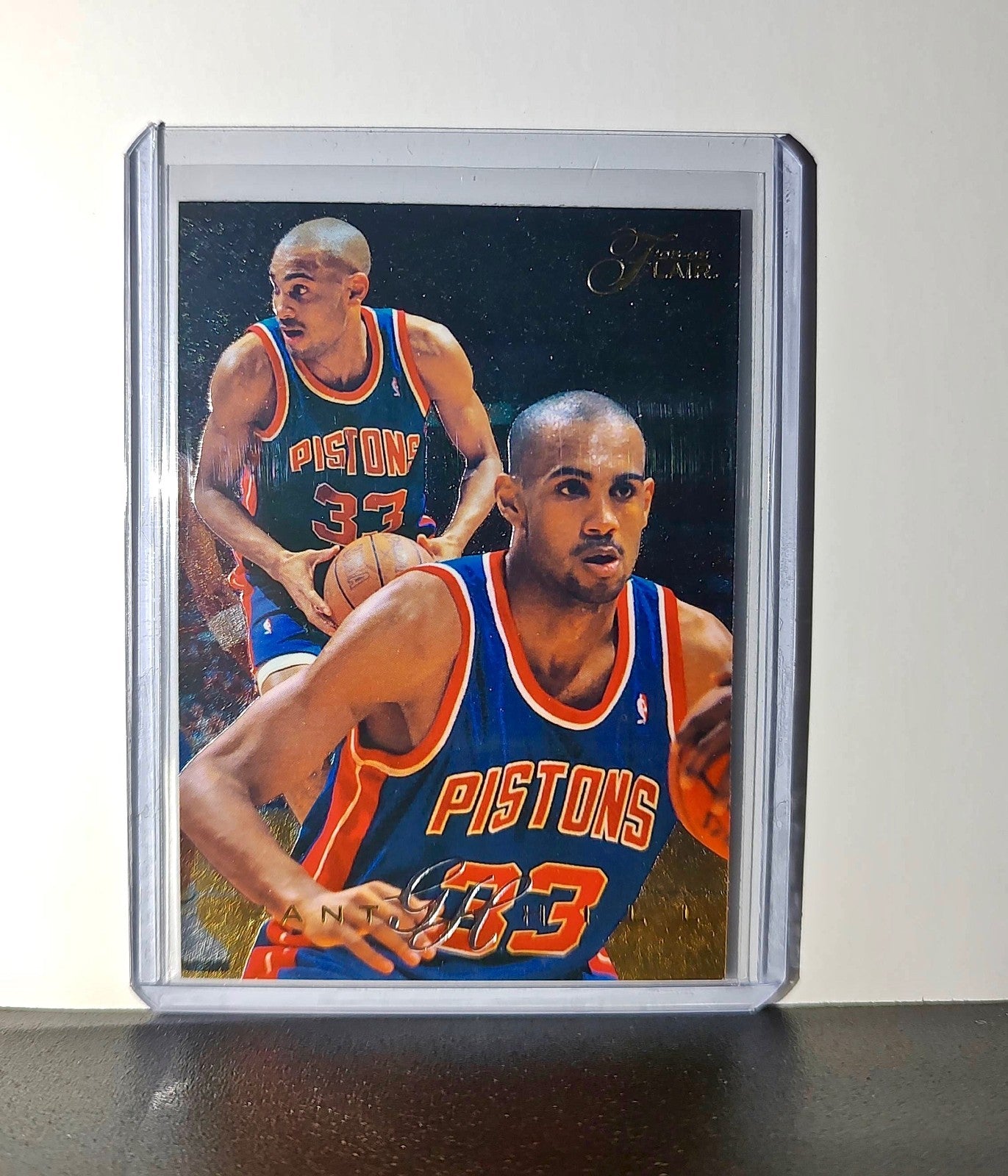 Grant Hill 1995-96 Flair NBA #37 Card Detroit Pistons