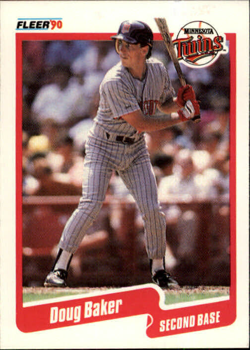 1990 Doug Baker Fleer Baseball Card #368