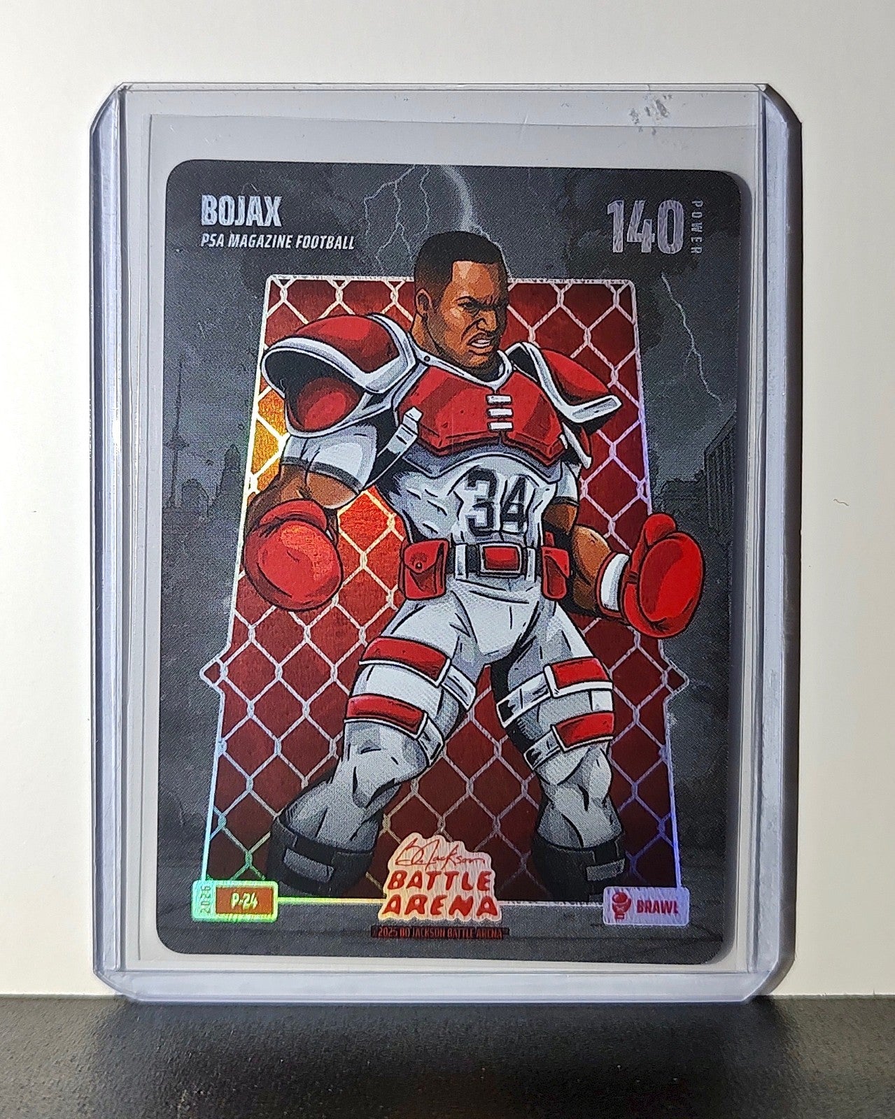 Bo Jackson 2026 Battle Arena #P-24 BOJAX PSA Magazine Football Card 140 Power