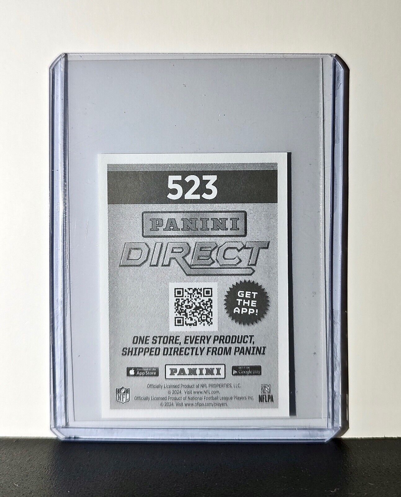 Brock Purdy 2024 Panini NFL Sticker #523 San Francisco 49ers