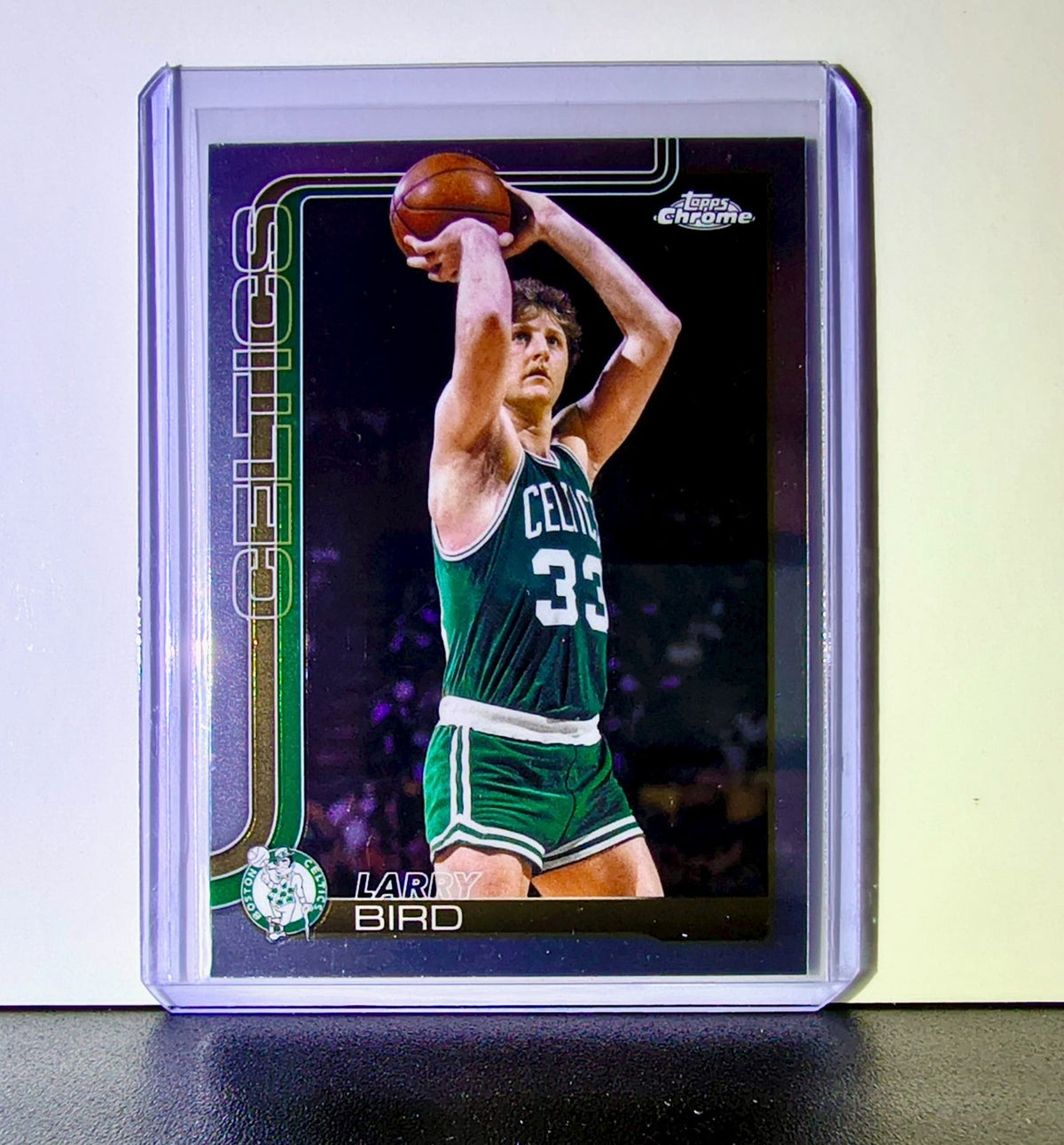 Larry Bird 2025-26 NBA Topps Chrome Update #143 Basketball Card Boston Celtics