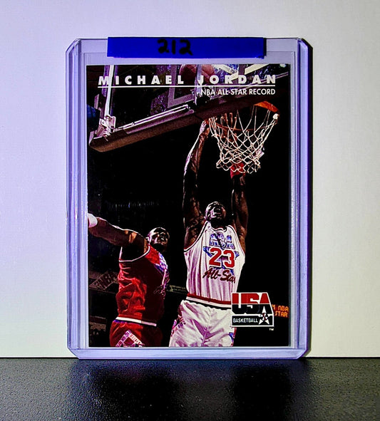 Michael Jordan 1992-93 Skybox USA Basketball #43 Basketball Card Chicago Bulls