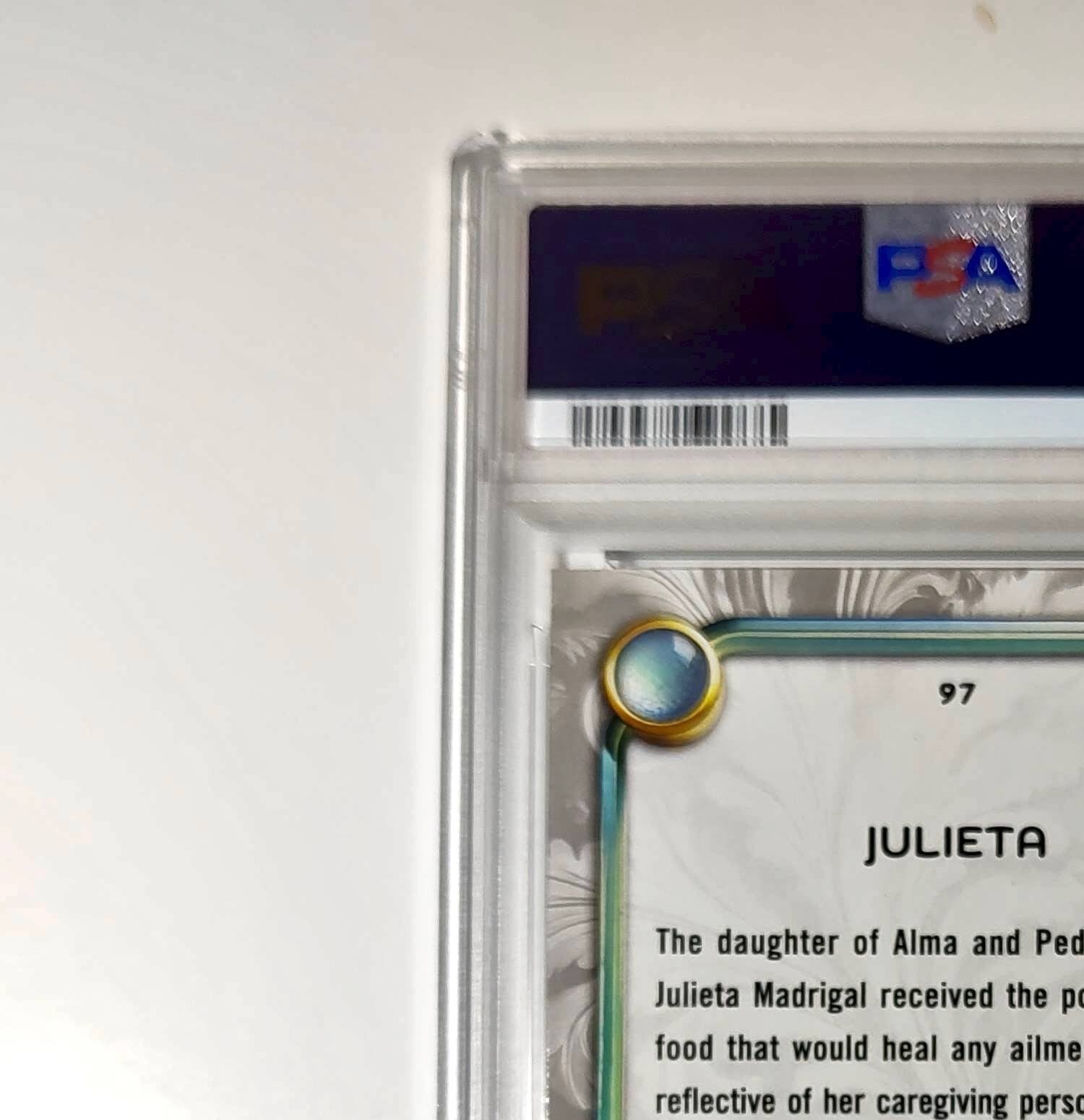 Julieta 2025 Topps Disney Wonder #97 Winter Variant Card Encanto PSA 9