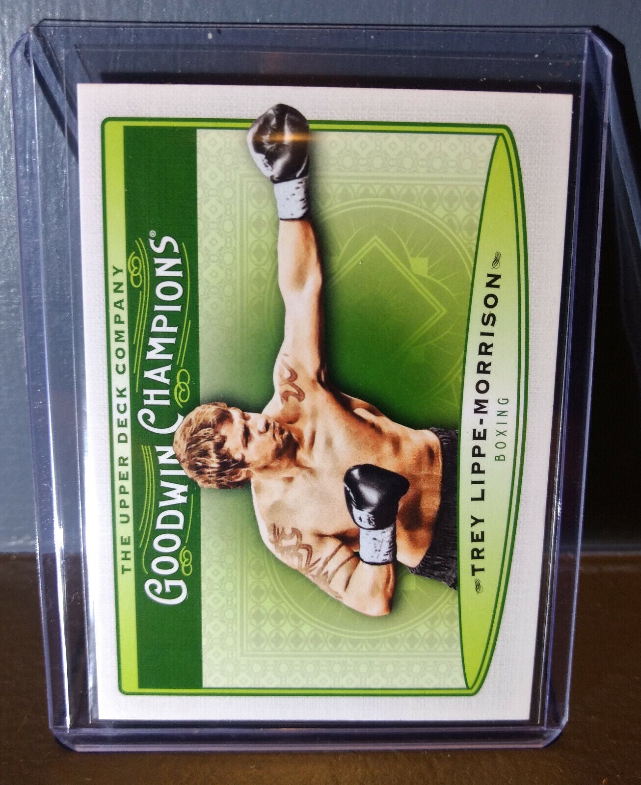 2019 Upper Deck Goodwin Champions Trey Lippe-Morrison #84 Boxing Trading Card