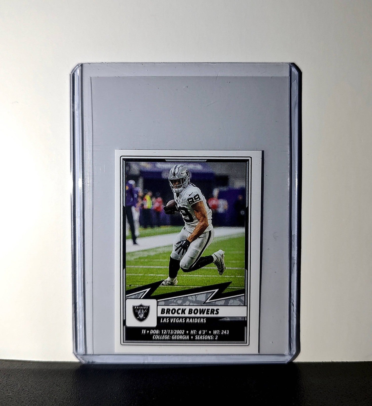 Brock Bowers 2025 Panini NFL #269 Sticker Las Vegas Raiders