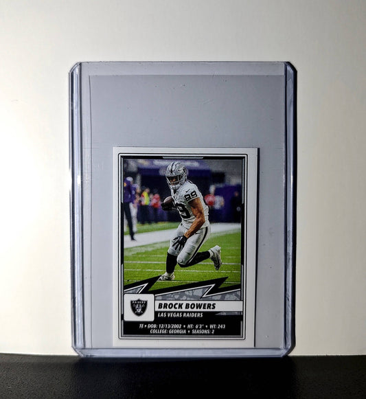 Brock Bowers 2025 Panini NFL #269 Sticker Las Vegas Raiders
