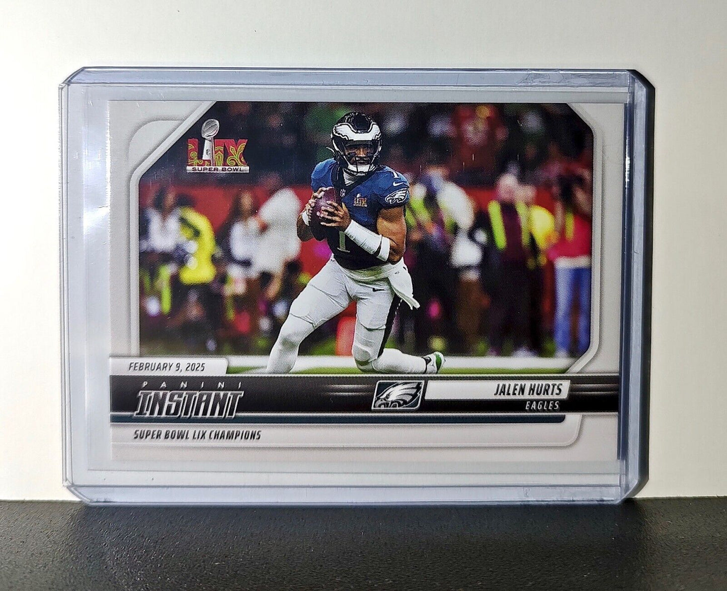 Jalen Hurts 2024 Panini Super Bowl LIX Champions NFL #3 Football Card Eagles