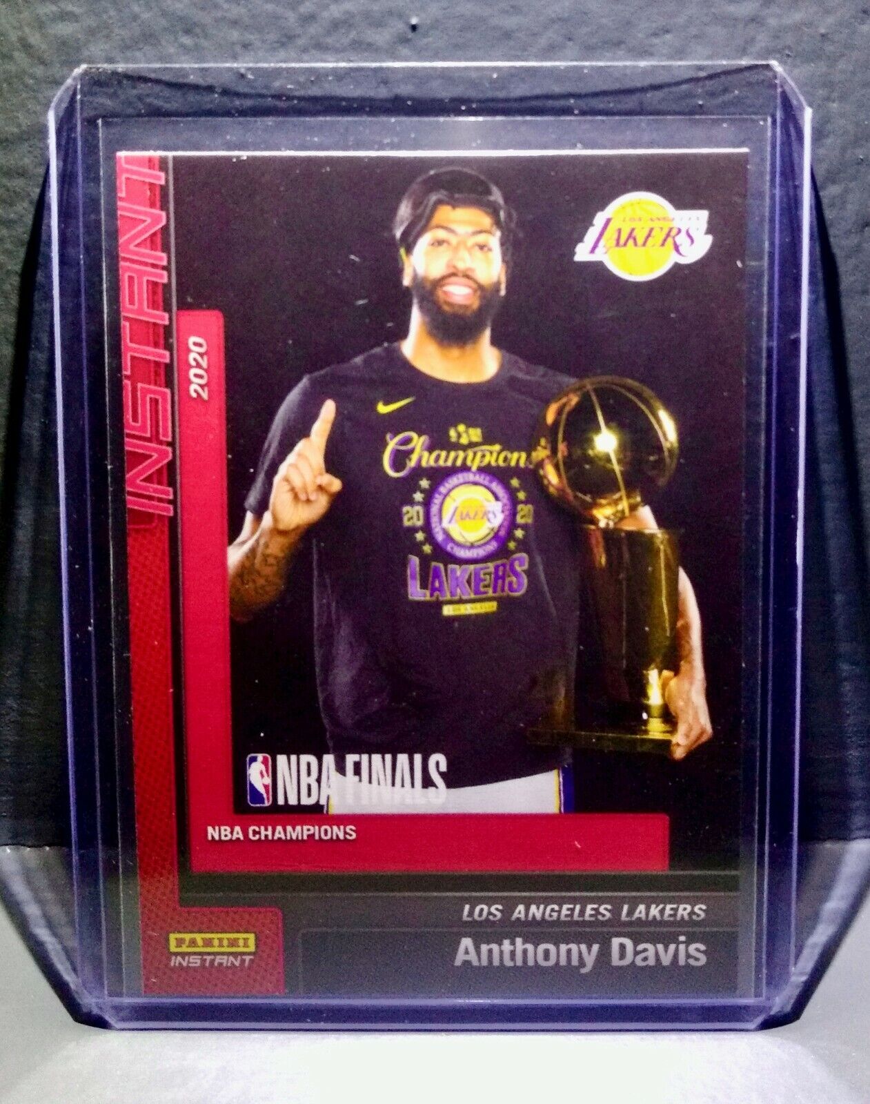 Anthony Davis 2020 Panini LA Lakers NBA Champions #8 Basketball Card