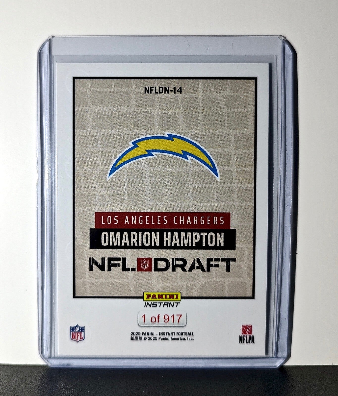Omarion Hampton Rookie 2025 NFL Draft #14 Football Los Angeles Chargers 1 of 917