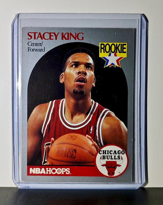 Stacey King Rookie 1990 NBA Hoops NBA #66 Card Chicago Bulls