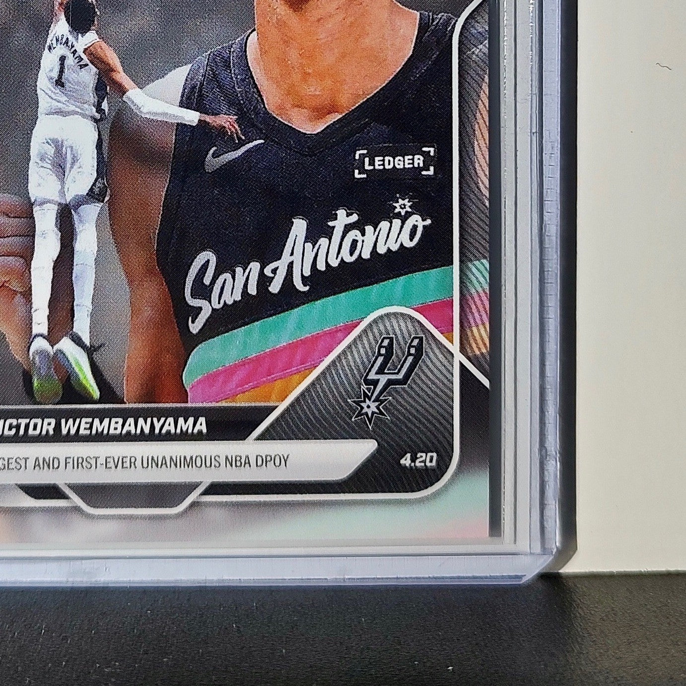 Victor Wembanyama 2025-26 Topps Now #DPOY Defensive Player of the Year Spurs