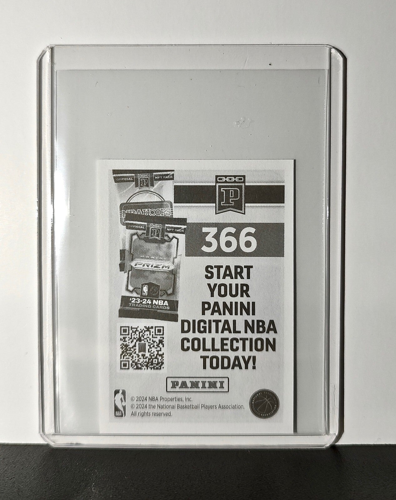 Logo 2024-25 Panini NBA #366 Sticker Card Los Angeles Lakers