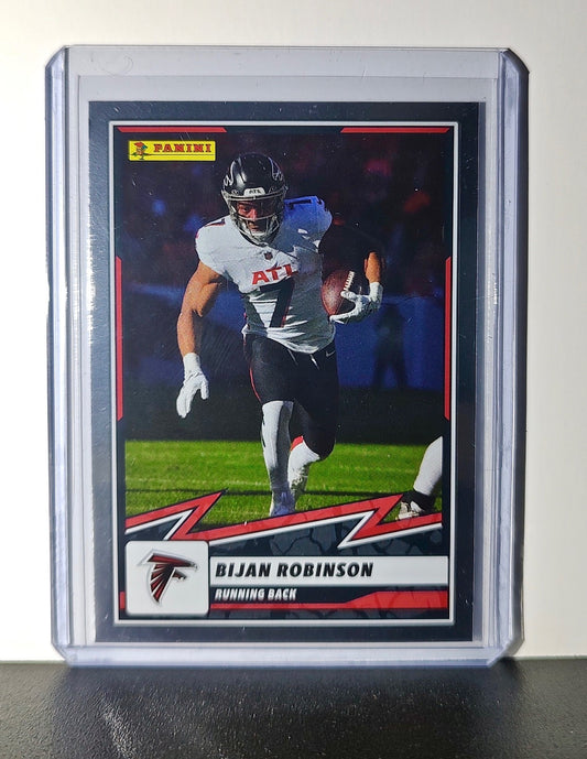 Bijan Robinson 2025 Panini NFL #31 Foil Sticker Card Atlanta Falcons