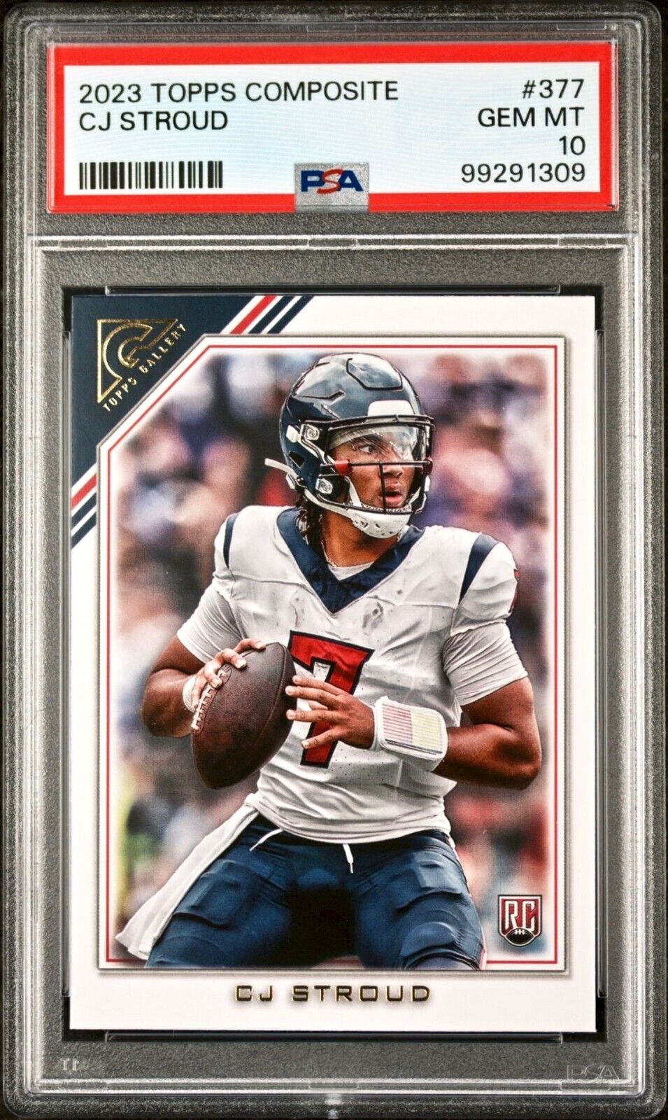 CJ Stroud 2023 Topps Gallery NFL #337 Rookie Football Card PSA 10 Gem Mint