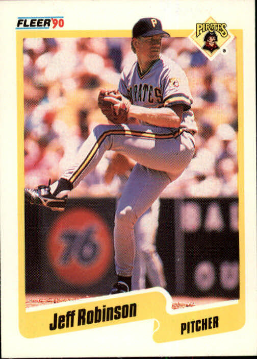 1990 Jeff D. Robinson Fleer Baseball Card #479