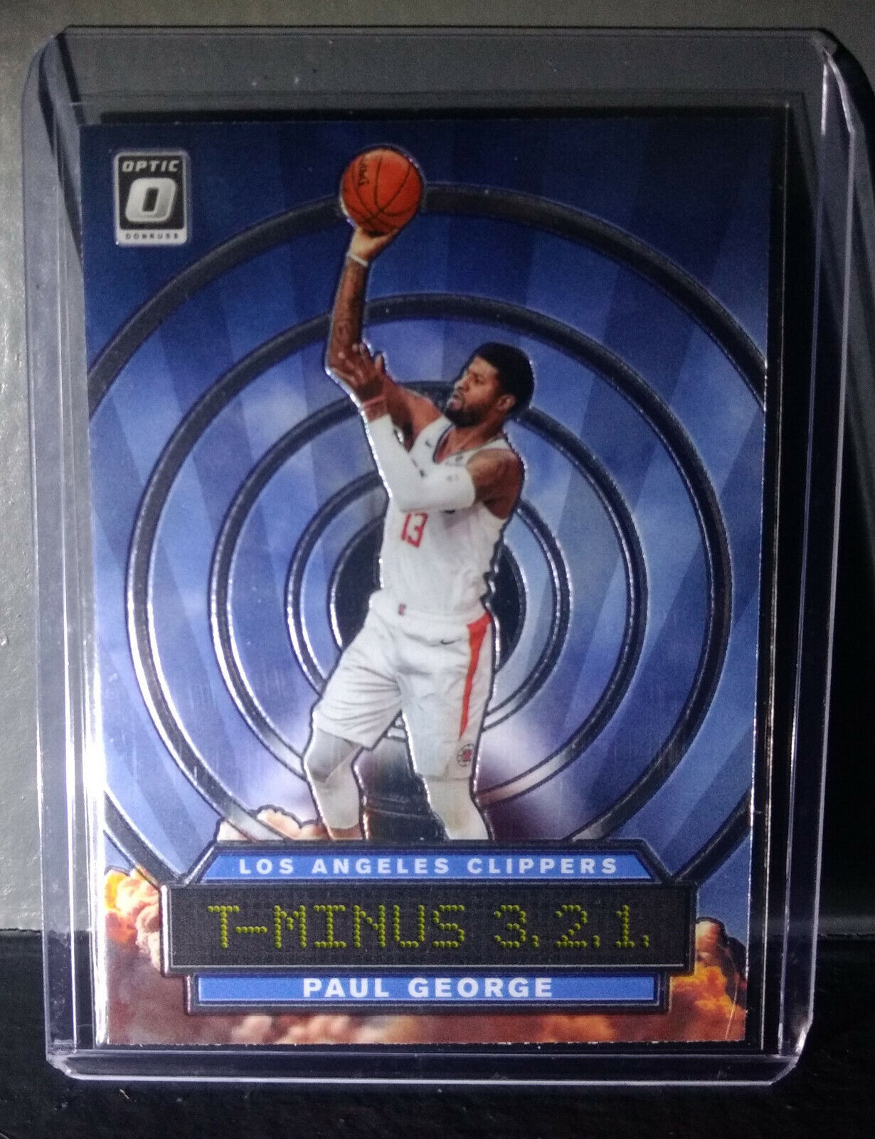 Paul George 2019-20 Panini Donruss Optic T-Minus 3.2.1. #3 Basketball Card