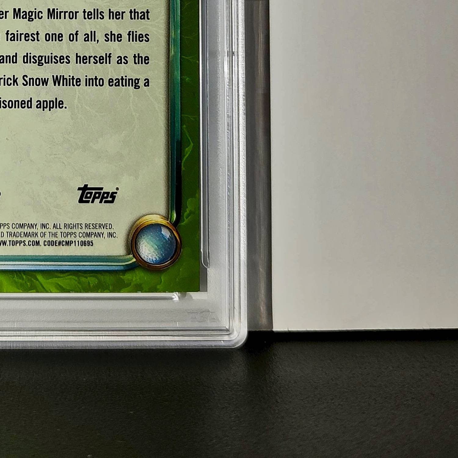 Evil Queen 2025 Topps Disney #172 Card Snow White and the Seven Dwarfs PSA 9