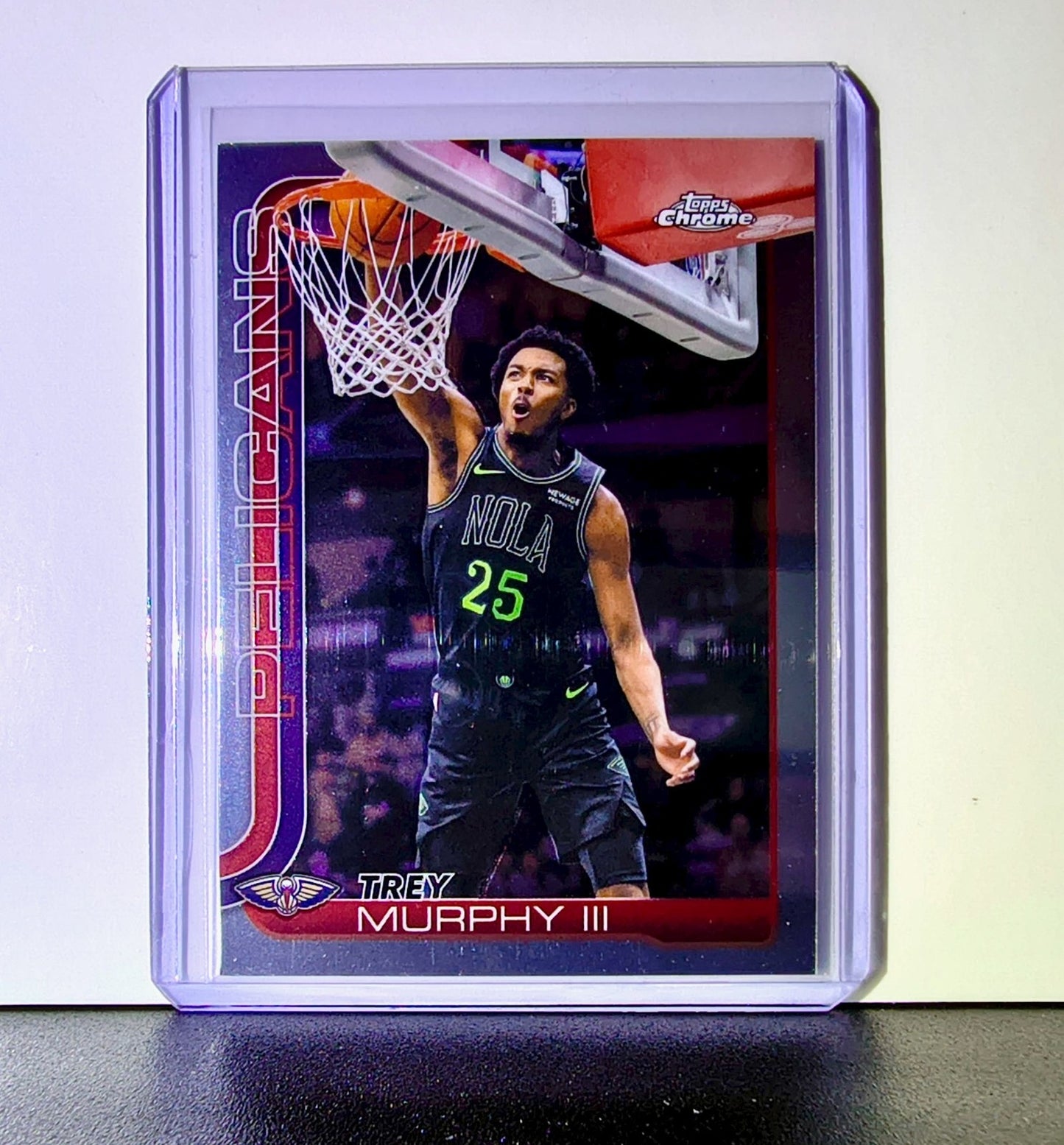 Trey Murphy III 2025-26 NBA Topps Chrome Update #56 Card New Orleans Pelicans
