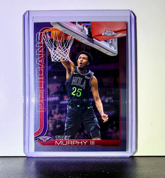 Trey Murphy III 2025-26 NBA Topps Chrome Update #56 Card New Orleans Pelicans