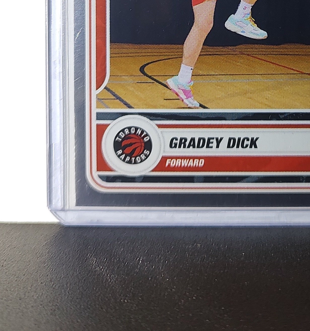 Gradey Dick Rookie 2023-24 Panini NBA Sticker Foil Card #82 Toronto Raptors