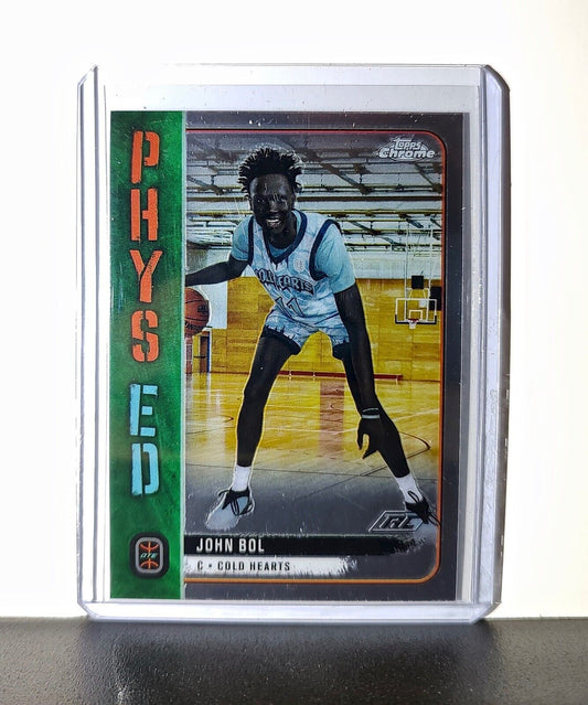 John Bol Rookie Card 2023-24 Topps Chrome Overtime #PE-4 Cold Hearts