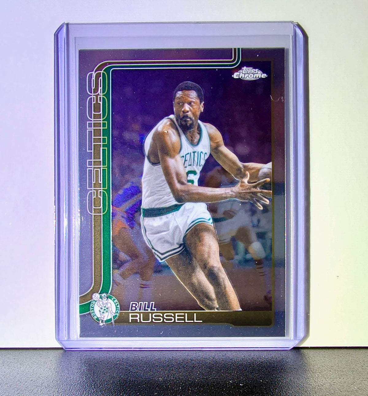 Bill Russell 2025-26 NBA Topps Chrome Update #141 Basketball Card Boston Celtics