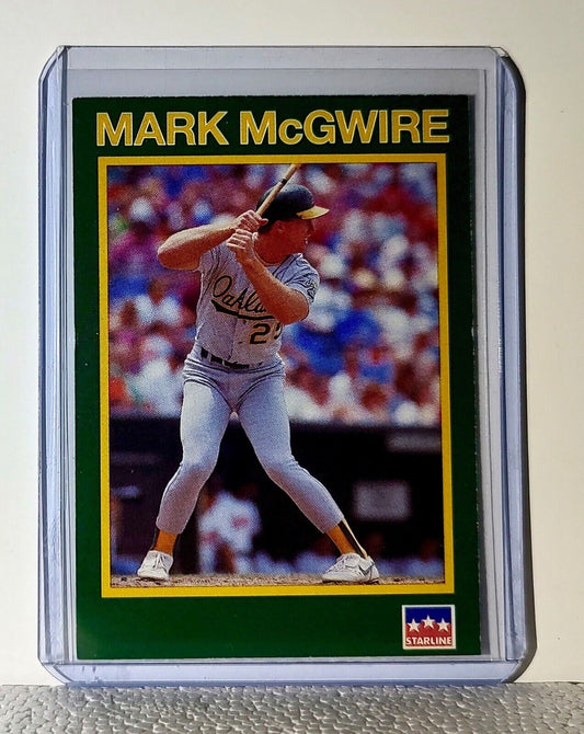 Mark McGwire 1990 Starline MLB #9 Baseball Card Oakland Athletics