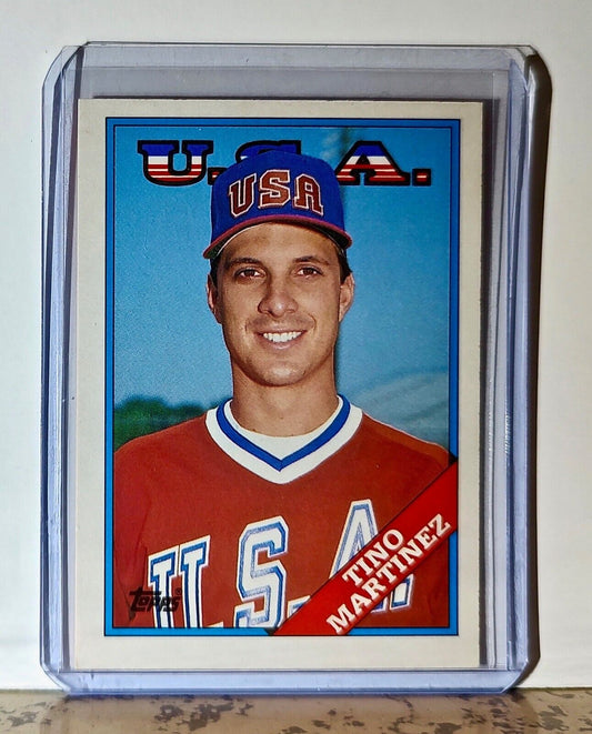 Tino Martinez 1988 Topps MLB #66T Baseball Card USA Team