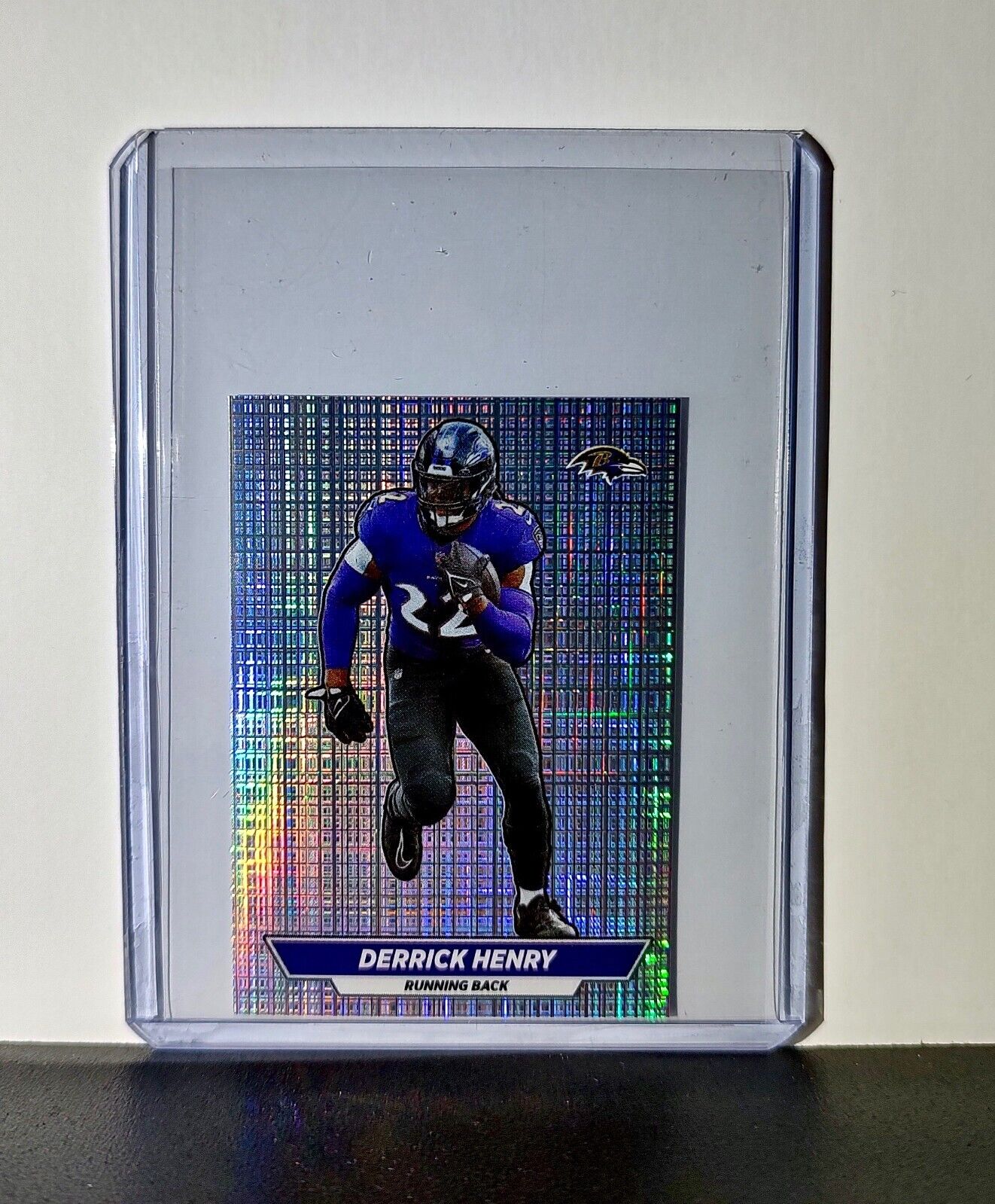 Derrick Henry 2024 Panini NFL Sticker #106 Foil Baltimore Ravens
